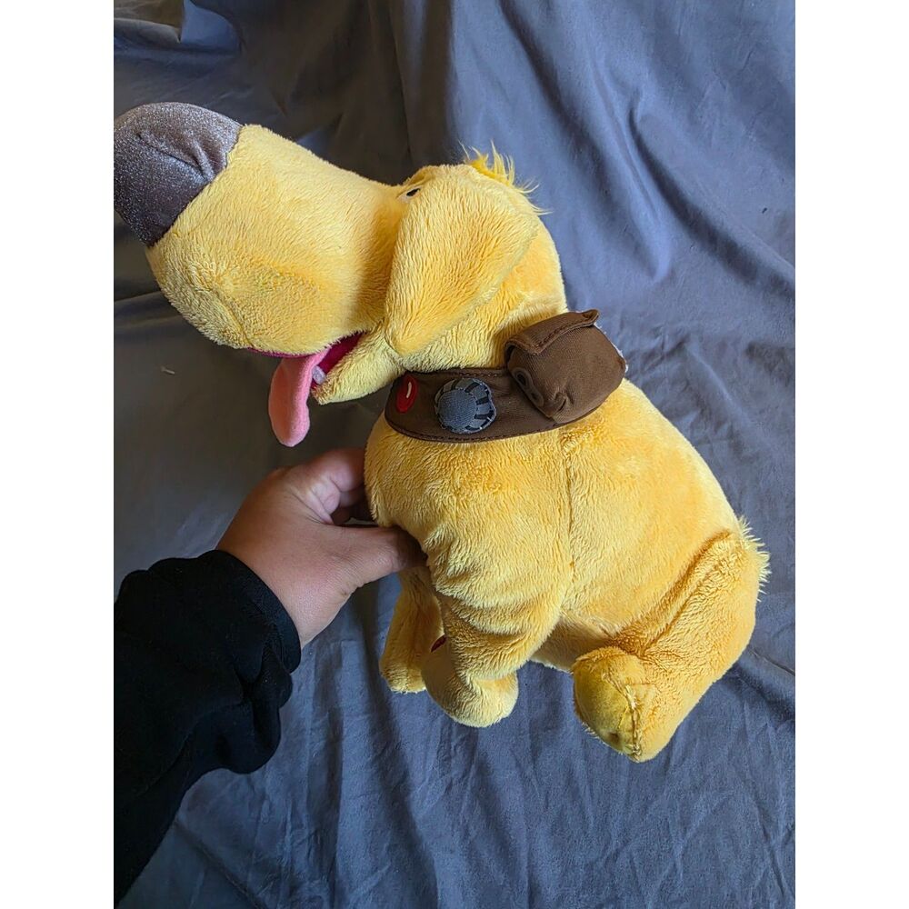 Disney Store Pixar Up Dug Dog Large Plush Stuffed Animal with Collar